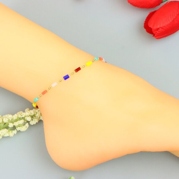 "Handmade Anklet – A Stylish Choice for Women, Thoughtful Gift Idea, EVCH1352 - Picture 8 of 10